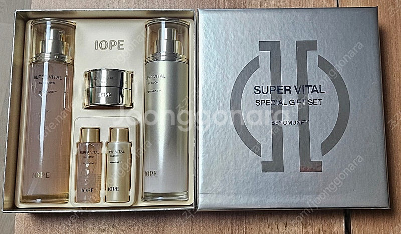 아이오페 슈퍼바이탈 2종세트 + 크림 10ml 10개--1