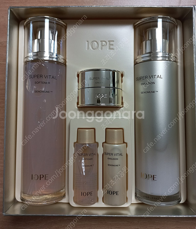 아이오페 슈퍼바이탈 2종세트 + 크림 10ml 10개--2