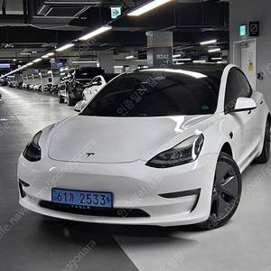 56,376 km 테슬라 중고 테슬라 모델3 중고차 롱 레인지 중고차시세가격 중고리스할부 흰색