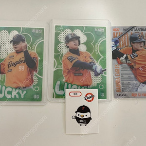 KBO 크보카드 류현진 노시환 럭키 클로버 카드 한화