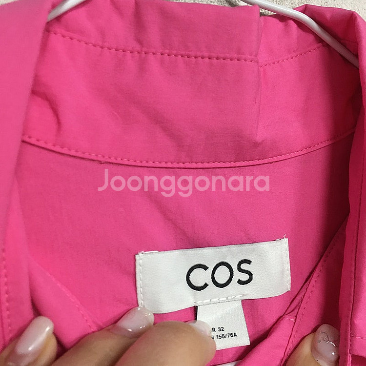 COS 코스 슬리브 퍼프 셔츠 원피스 32 / 랑방 마...--4