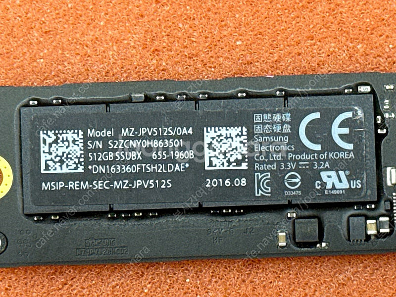 애플 맥북용 연탄맥 SSD MacBook 512GB--2