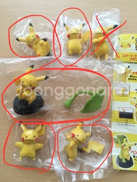 포켓몬센터 한정 데스크 피카츄 피규어 세트 판매 / 데...--5