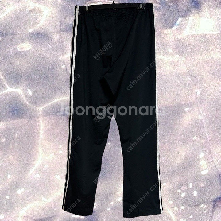 90s 아디다스 파이어버드 블랙 화이트 삼선 와이드 트...--5