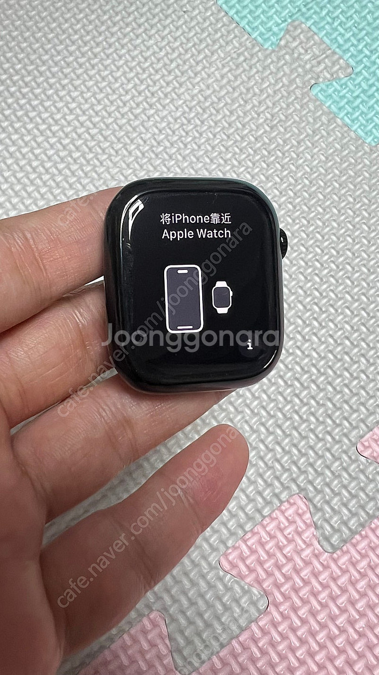 애플워치10 42mm gps 제트블랙 팝니다--1