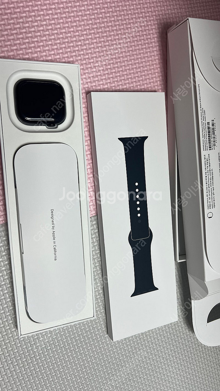 애플워치10 42mm gps 제트블랙 팝니다--2