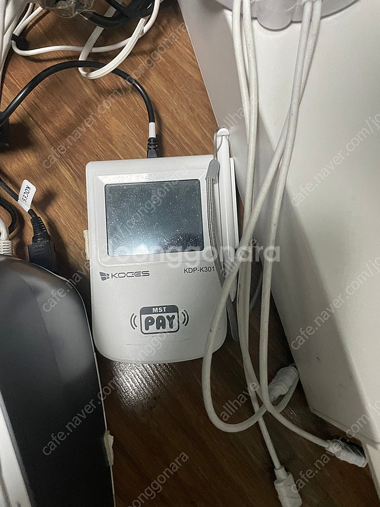 페이히어 유선 카드단말기+금전통+서명기+충전선 4구 세...--2