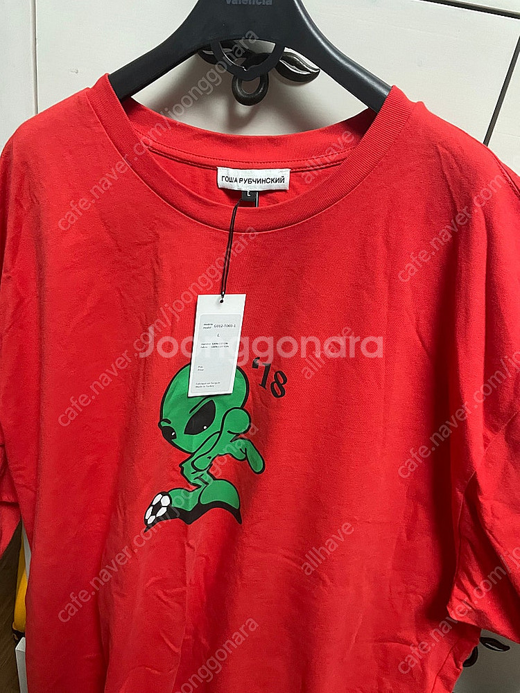 고샤루브친스키 에일리언 반팔 티셔츠 L 택달림--0