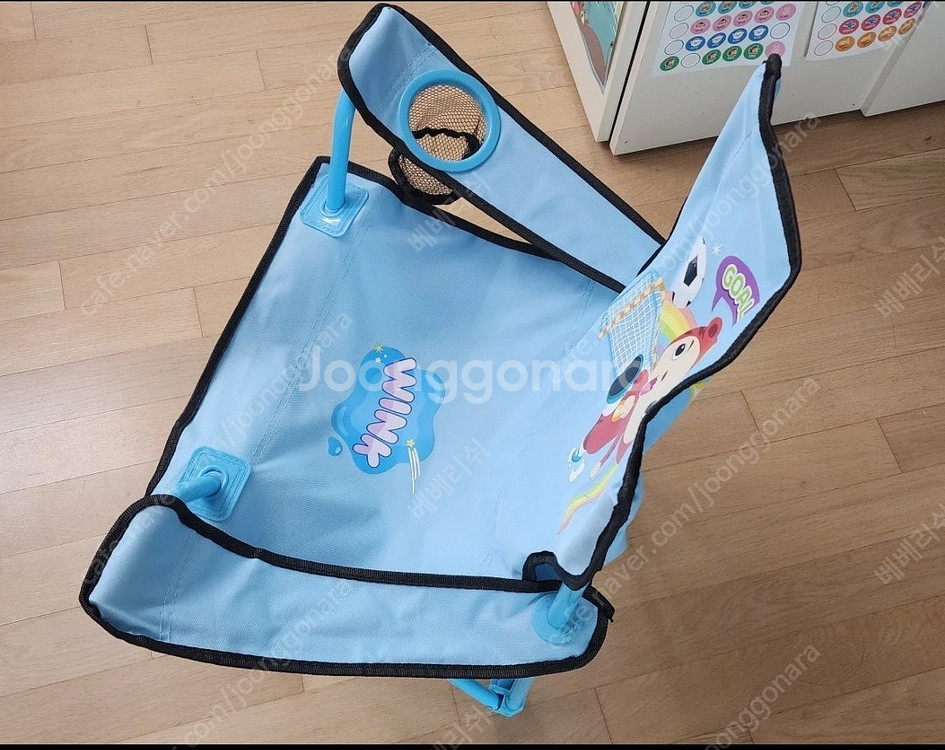 윙크 캠핑의자 블루 단비 새상품 택포--3