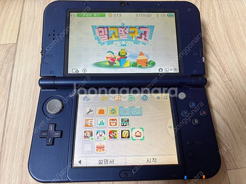 닌텐도 new 3ds xl 뉴큰다수 뉴큰삼다수 블루 포...--3