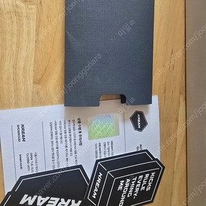 크림 솔드아웃 초기 정품 스티커 판매합니다