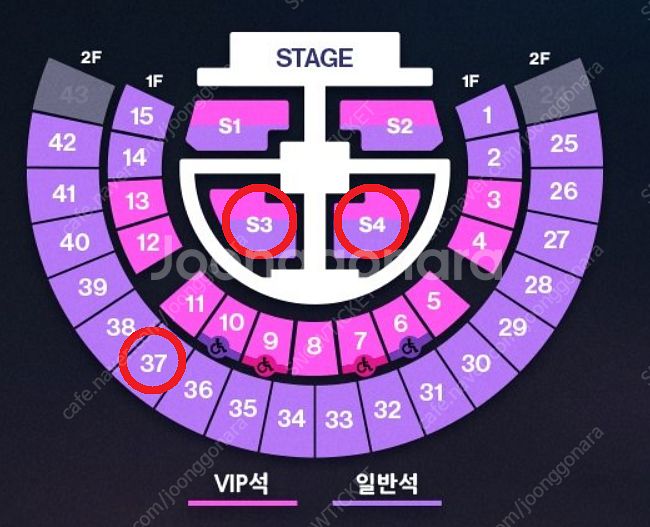 [ 7/4 7/5 7/6 라이즈 콘서트 스탠딩석 S3구...--0