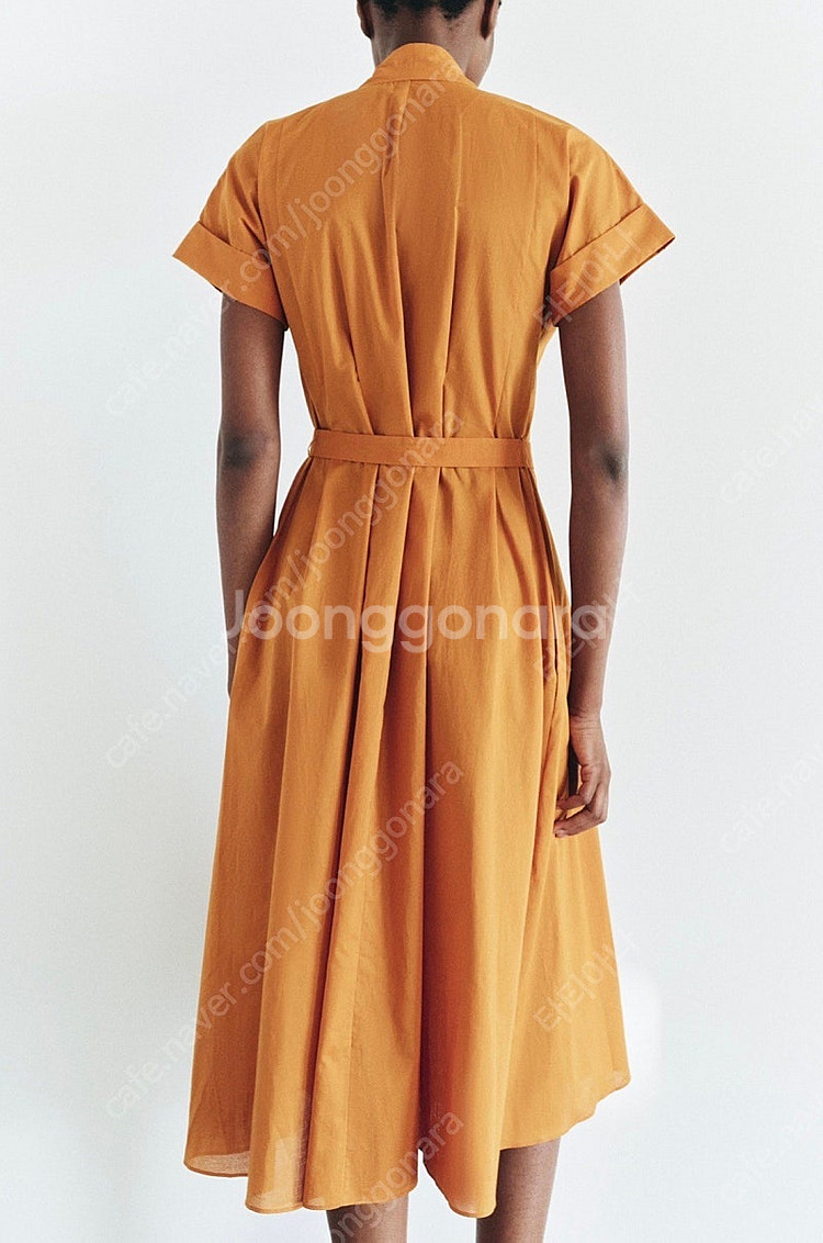 zara 자라 ZW COLLECTION 벨트 디테일 셔...--3