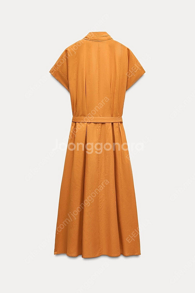 zara 자라 ZW COLLECTION 벨트 디테일 셔...--5