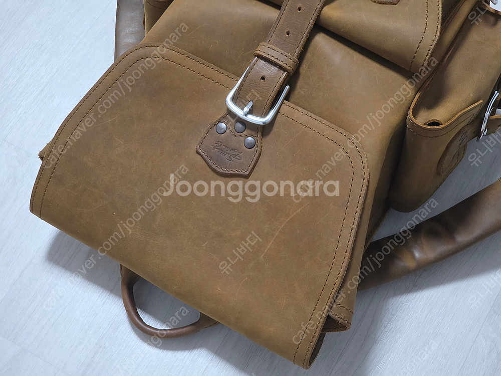 (가격인하) 새들백 프론트 포켓 레더 백팩 Saddle...--4