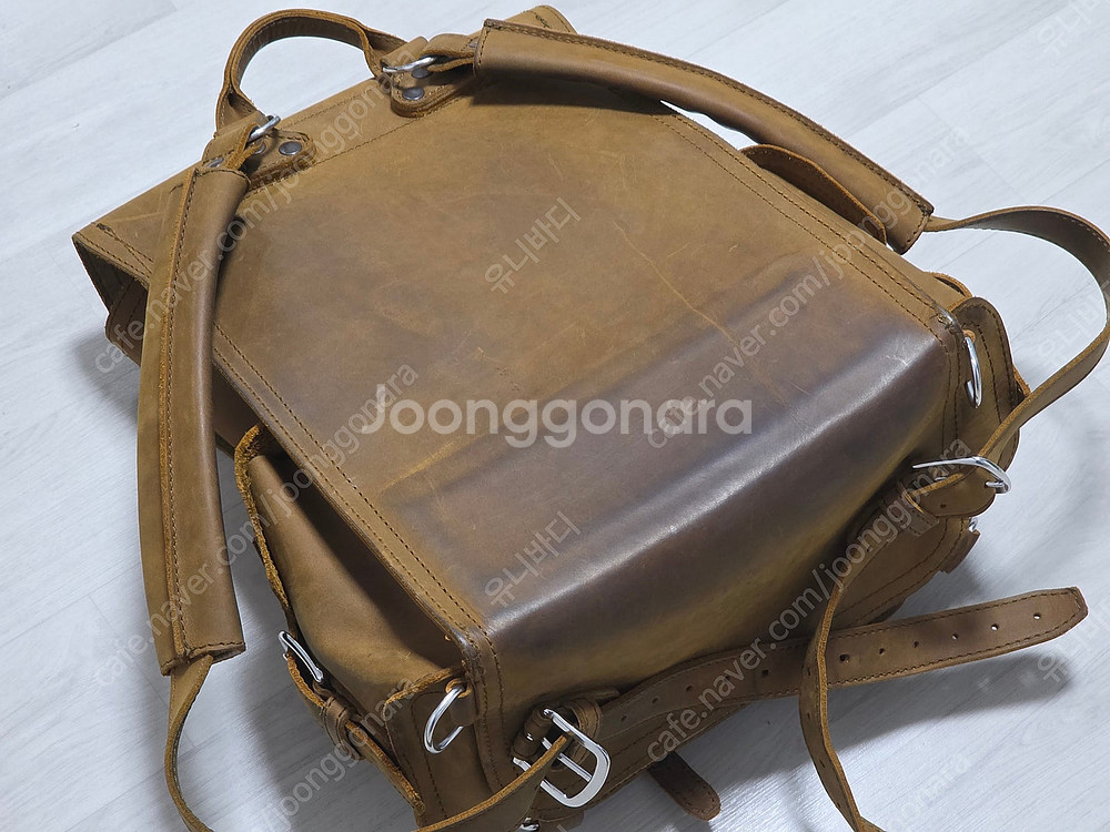 (가격인하) 새들백 프론트 포켓 레더 백팩 Saddle...--6