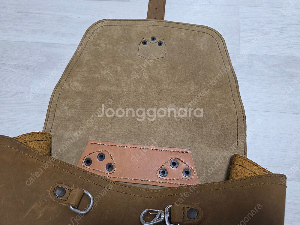 (가격인하) 새들백 프론트 포켓 레더 백팩 Saddle...--8
