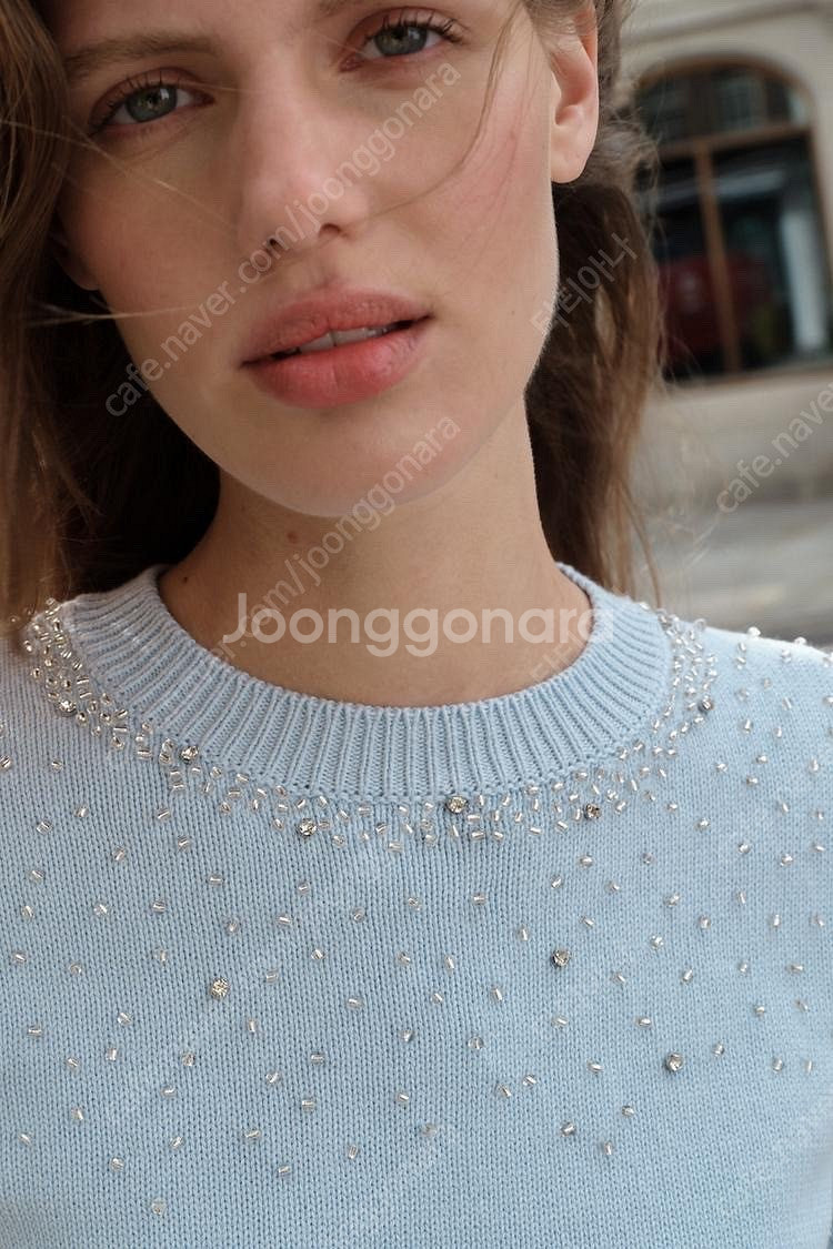 zara 자라 주얼리 비즈 니트 스웨터 59900-29...--2