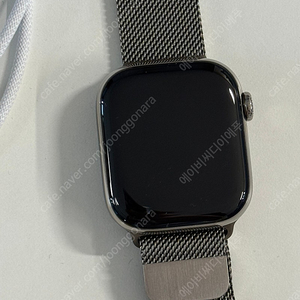 애플워치10 셀룰러+GPS 네추럴티타늄42mm+밀레니즈루프(구매 25.5.27.) 실사용 2주 거의새상품