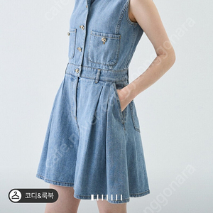 랑방 데님점프수트 팝니다.