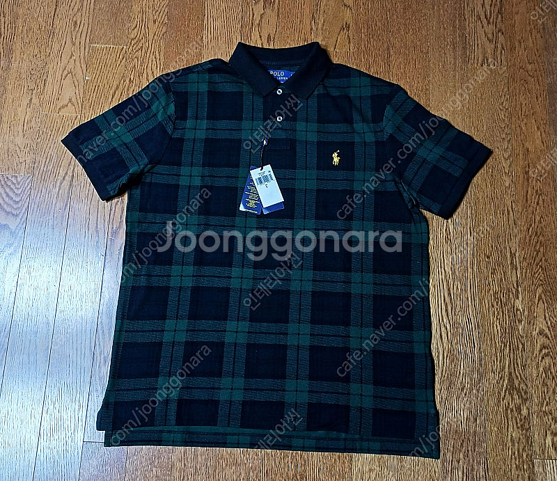 폴로 랄프로렌 카라티 커스텀슬림핏 라지(L) 블랙와치 ...--0