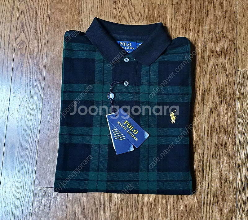 폴로 랄프로렌 카라티 커스텀슬림핏 라지(L) 블랙와치 ...--1