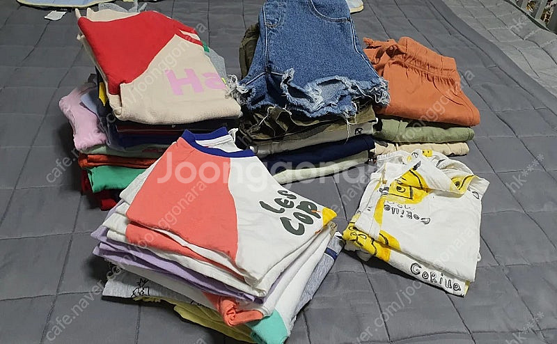 쌍둥이 여름옷 120사이즈(택포)--0