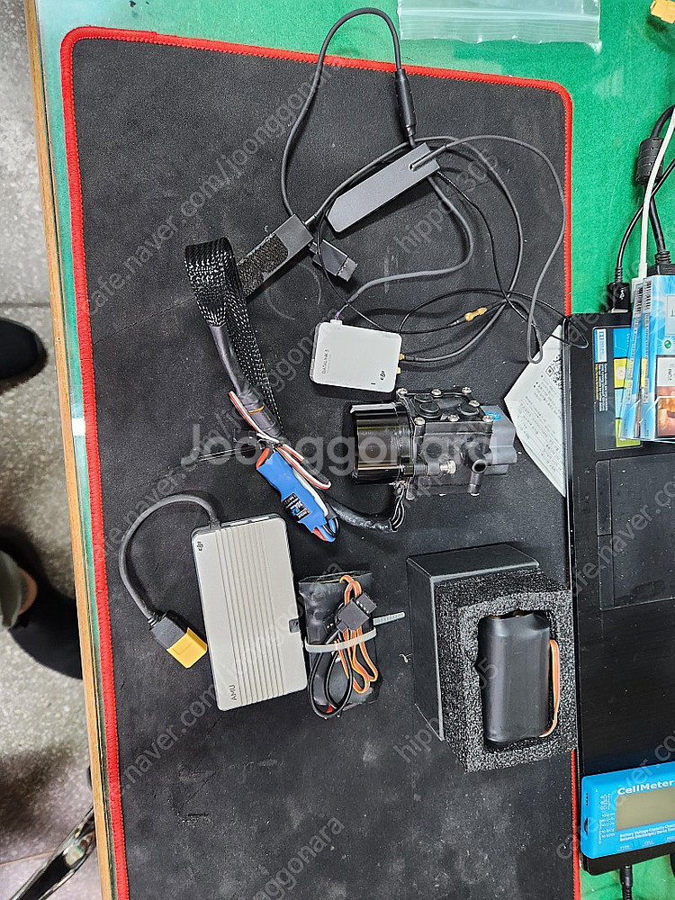 10리터급 방제드론용 중고/신품 부품 및 기자재 팝니다(모터&변속기, FC, 펌프, 프레임부품등 잡다하게 많습니다)--4