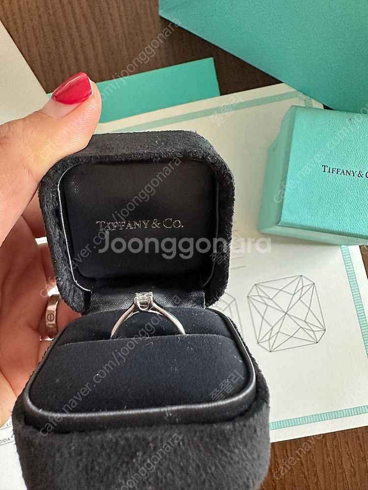 티파니앤코 루시다컷 다이아몬드링215만착불(오늘--2