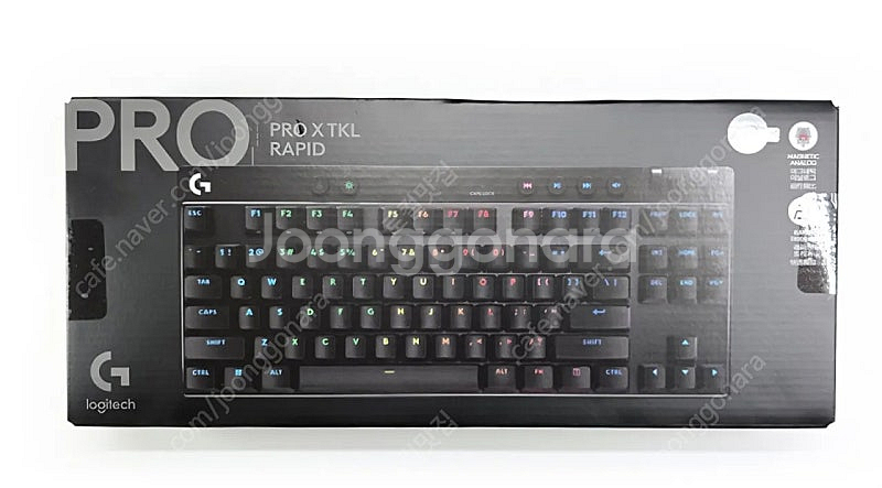 로지텍 PRO X TKL RAPID 키보드 화이트 색상...--0