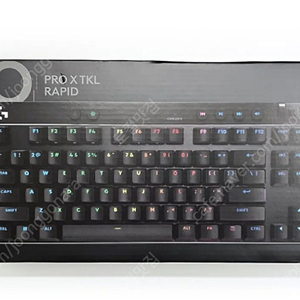 로지텍 PRO X TKL RAPID 키보드 화이트 색상 미개봉 새상품