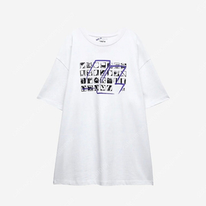 [L-XL]자라 아더에러 반팔 그래픽 티셔츠 화이트