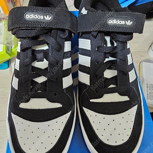 아디다스 포럼 로우 275mm 블랙화이트(새상품)