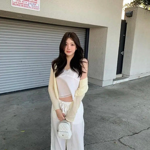 온드민 마리 가디건 mari 레몬 옐로우 노랑