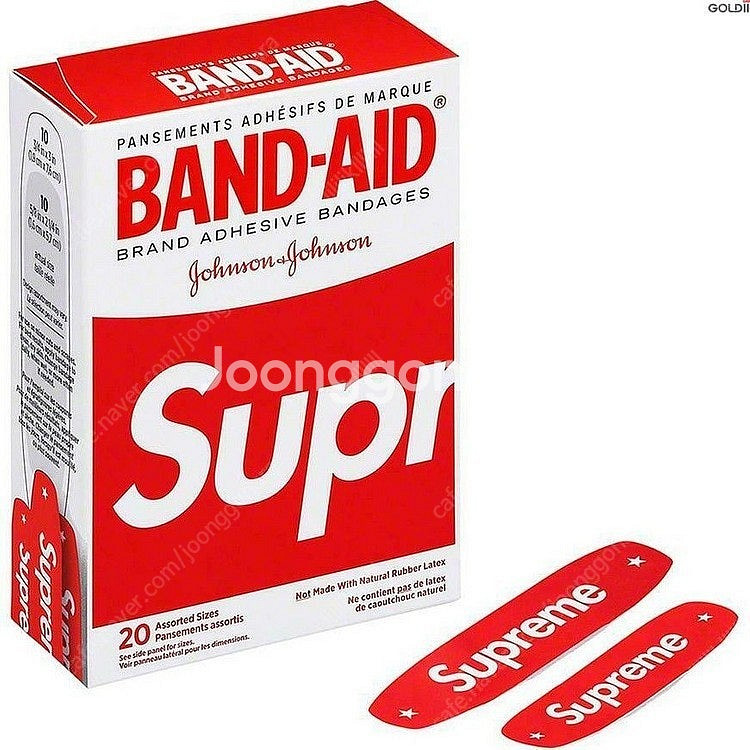 슈프림 밴드 에이드 미개봉 새상품 supreme ban...--1
