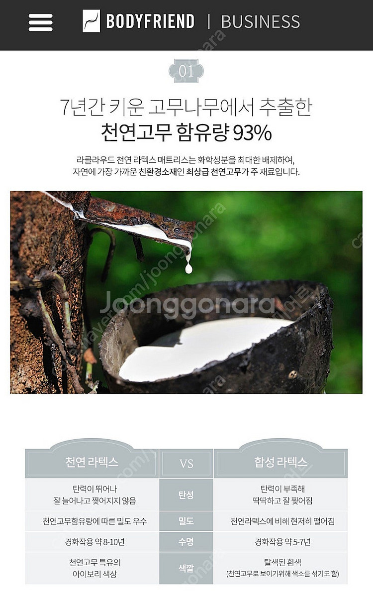 라클라우드 라텍스 모션 침대--6