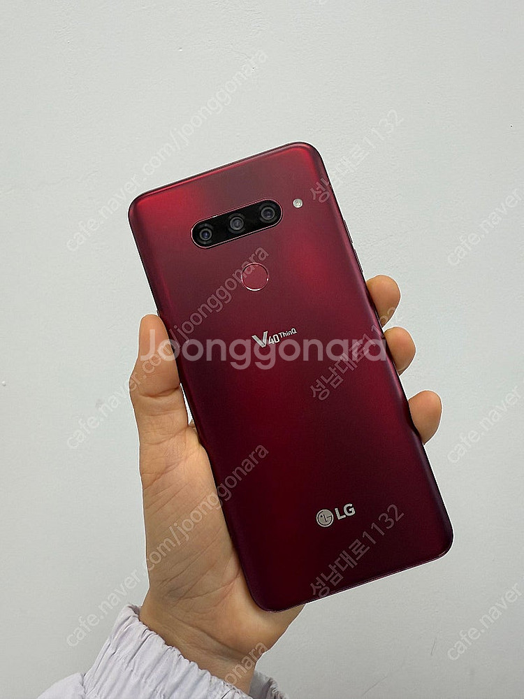 V409 엘지 LG V40 레드 128기가 판매합니다.--6