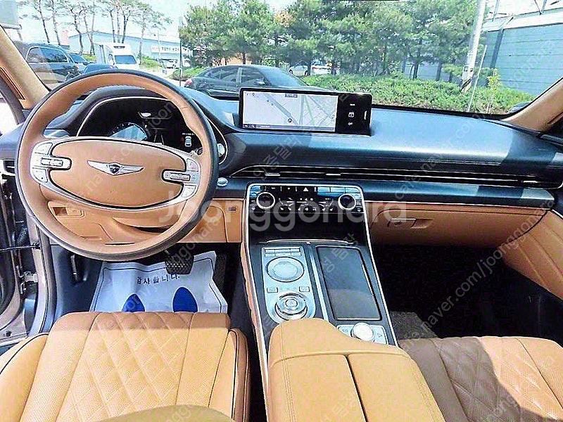 제네시스 GV80 중고 GV80 중고 가격 은색 202...--7