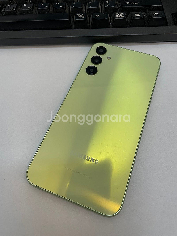 갤럭시A24 그린 128GB 무잔상 상태좋은 중고15만...--1