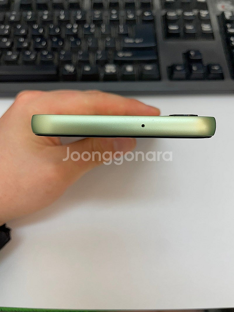 갤럭시A24 그린 128GB 무잔상 상태좋은 중고15만...--3