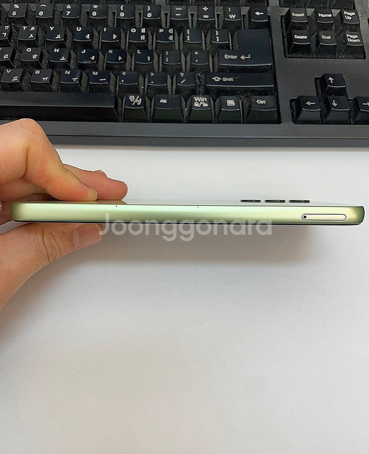갤럭시A24 그린 128GB 무잔상 상태좋은 중고15만...--6
