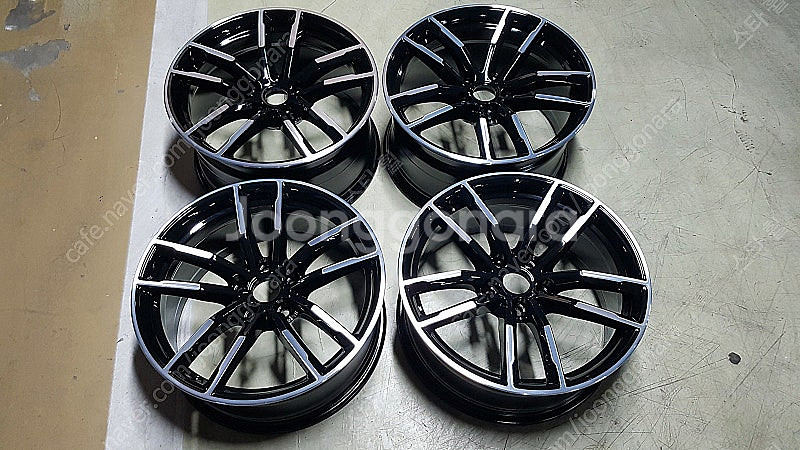 bmw g30 662m 블랙컷팅 18인치 순정휠 대품판...--0