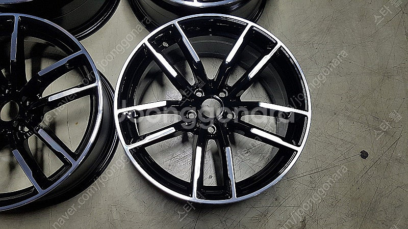 bmw g30 662m 블랙컷팅 18인치 순정휠 대품판...--1