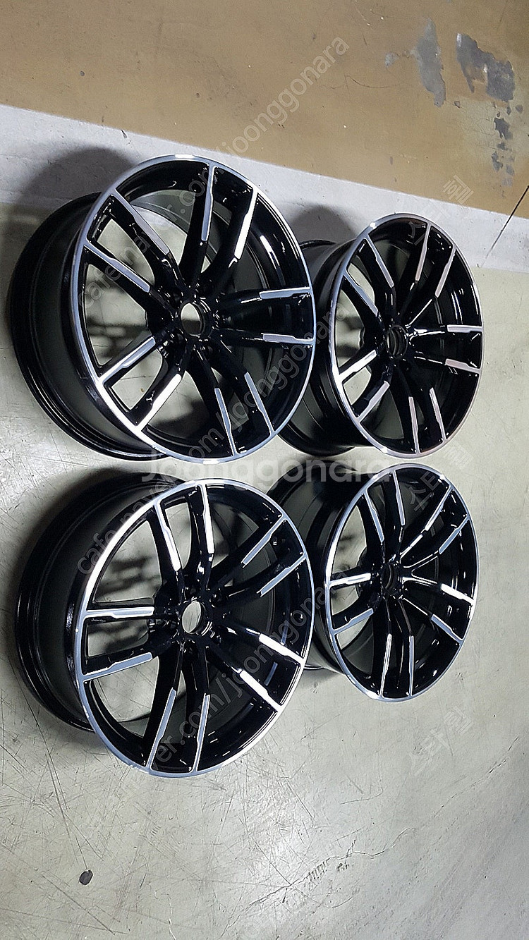 bmw g30 662m 블랙컷팅 18인치 순정휠 대품판...--3