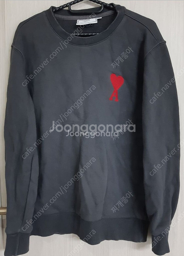 아미 레드 빅로고 맨투맨 95 / M--0