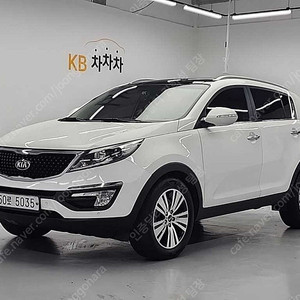 스포티지 중고차 할부 스포티지 SUV 중고차 흰색 2015년식 디젤 2WD 프레스티지 중고차구매