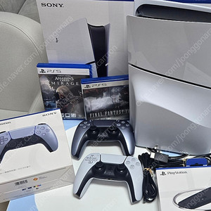 ps5 슬림 디스크에디션/듀얼센스/수직거치대 일괄 판매합니다.