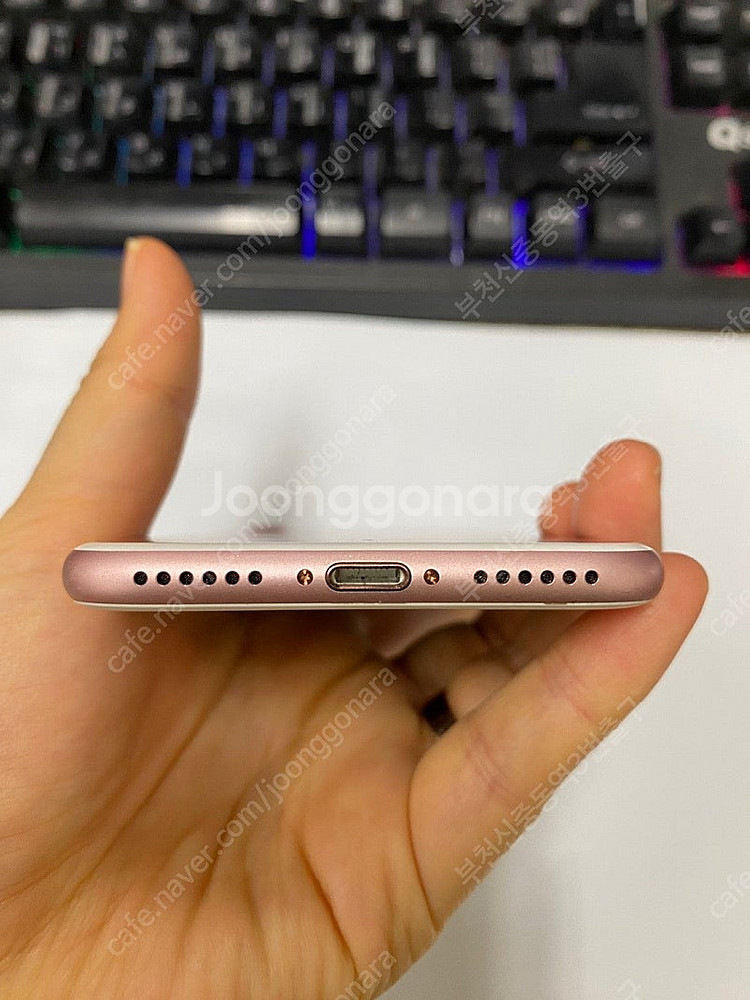 202066 아이폰7 로즈골드 외관깔끔 32GB 무잔상...--6