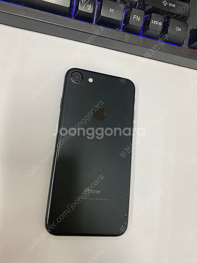030788 아이폰7 매트블랙 액정SS급 128GB 배...--0