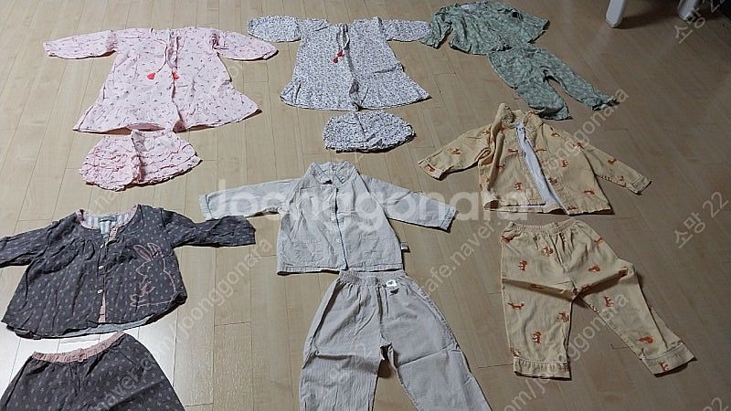 여아 내복 100호 오르시떼 60호 65호 외 일괄택포--0